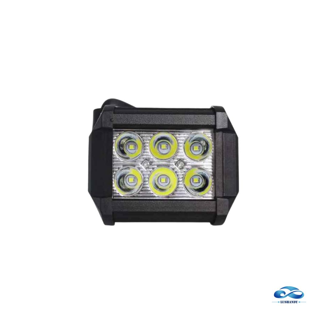 Foco Neblinero 6 Cree Led 18w  Sin Lupa