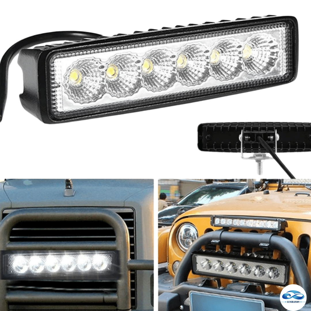 Barra  Neblineras 6 Led 18 Watts
