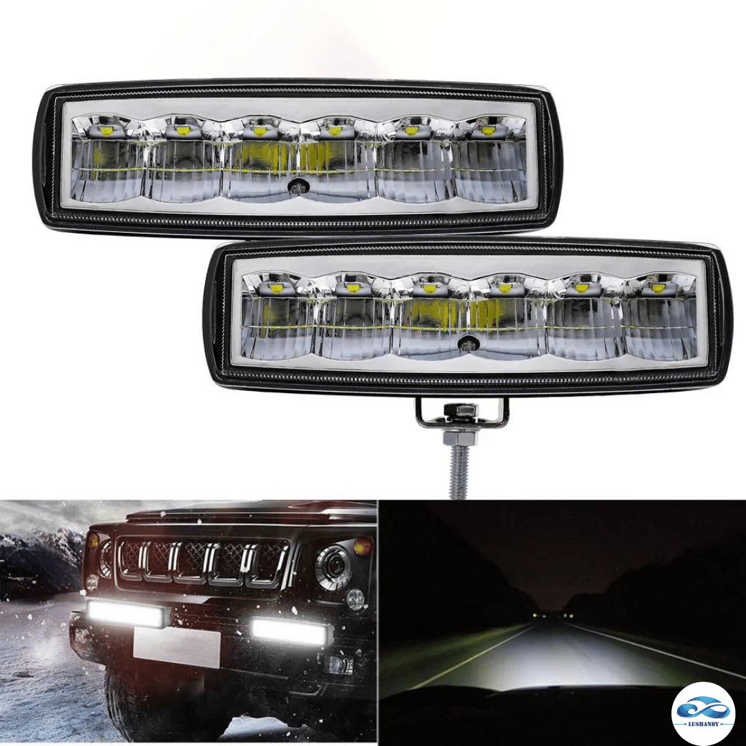 Barra  Neblineras 6 Led 18 Watts
