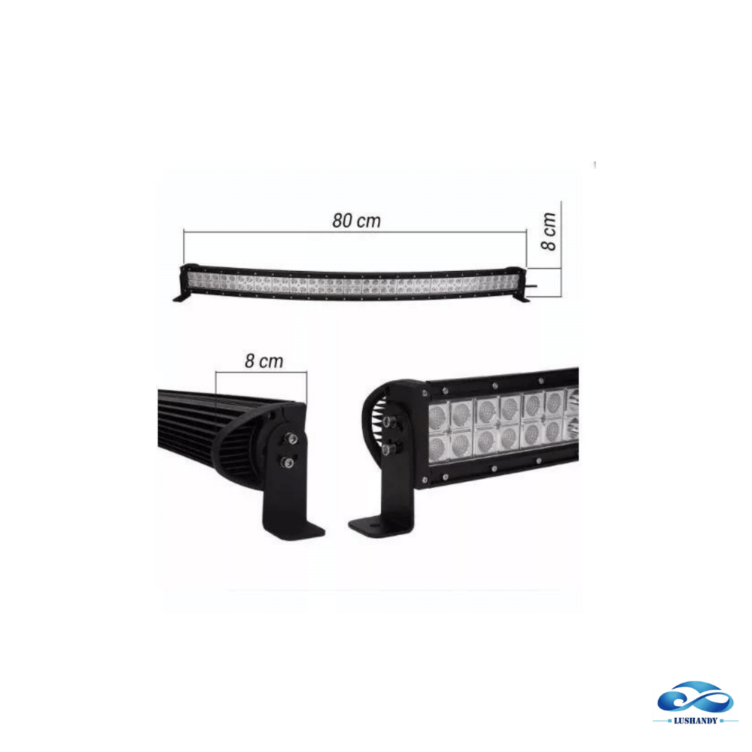 Barra Led Curva 180W 80CM