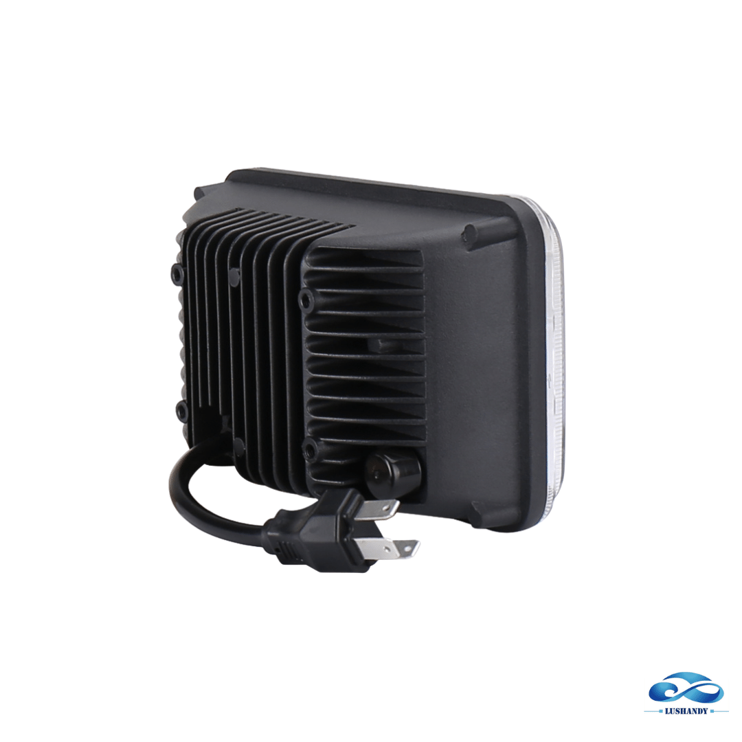 Foco de 5 Pulgadas Sin Ojo De Angel, Para Auto o Moto Conector H4 45 Watts