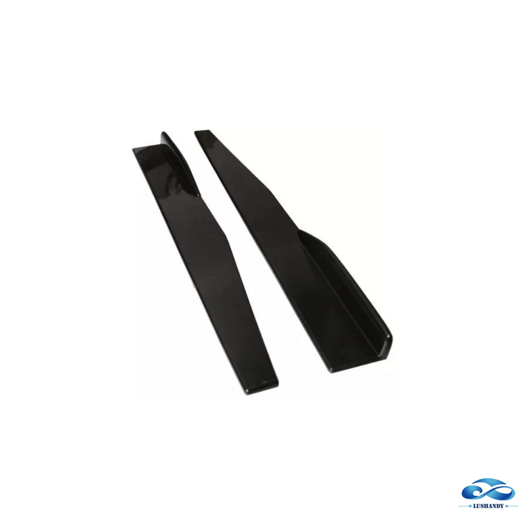 Lip Lateral 2 Piezas Negro Brillante
