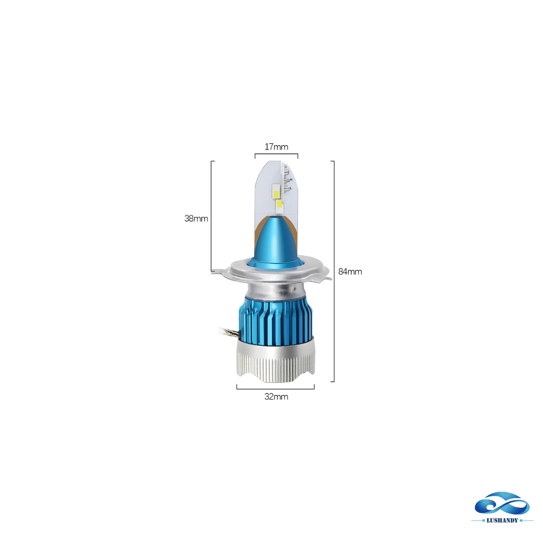 Luces Turbo led 12 Voltios 10000LM Ventilador Chico