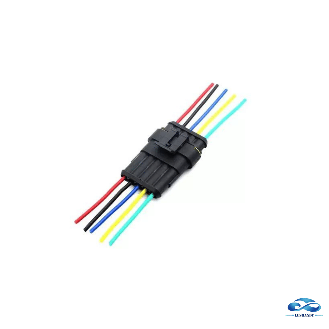 Conector Macho - Hembra 5 Pines 