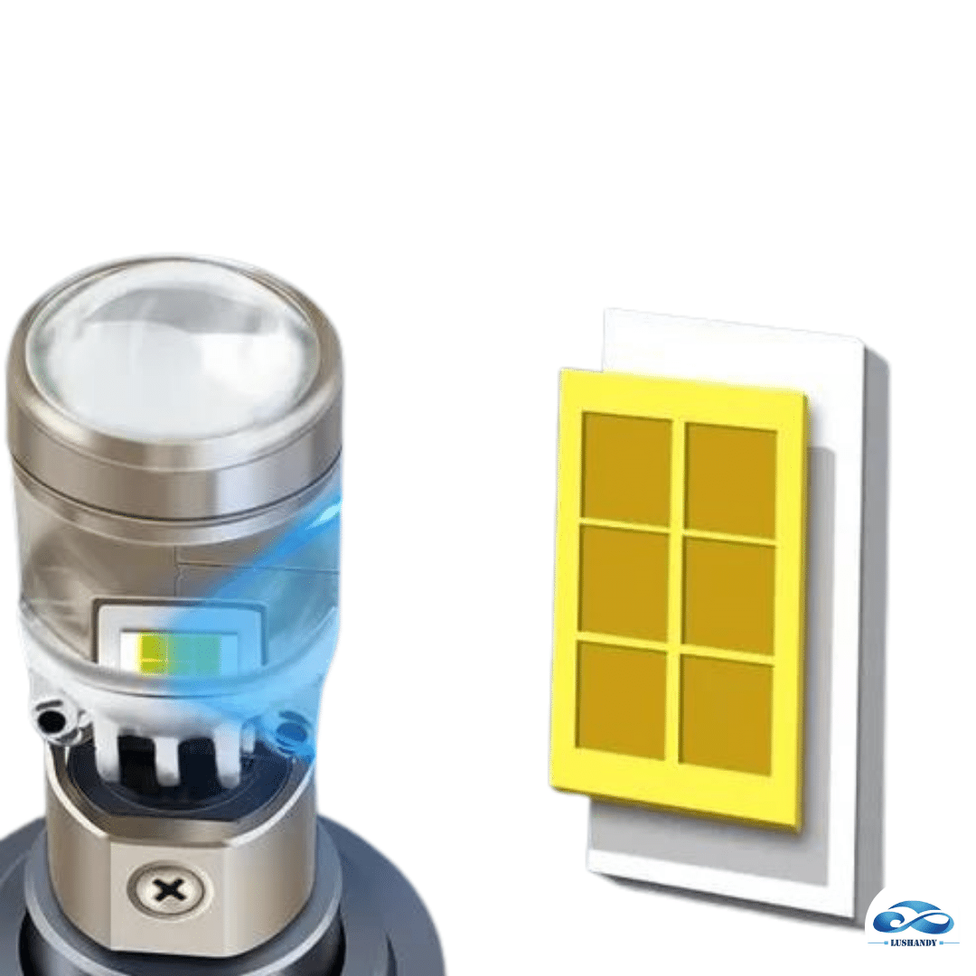 Ampolleta Led Para Focos Con Lupa 12 y 24 Voltios 30000LM  40W