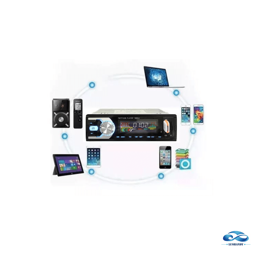 Radio Para Autos  Universal Bluetooth Entrada USB  65W x 4 