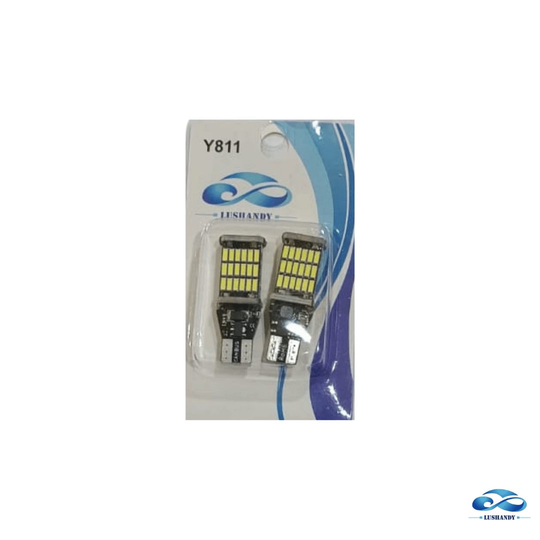 Ampolleta Led T15 Potente 12V Blanco Azul