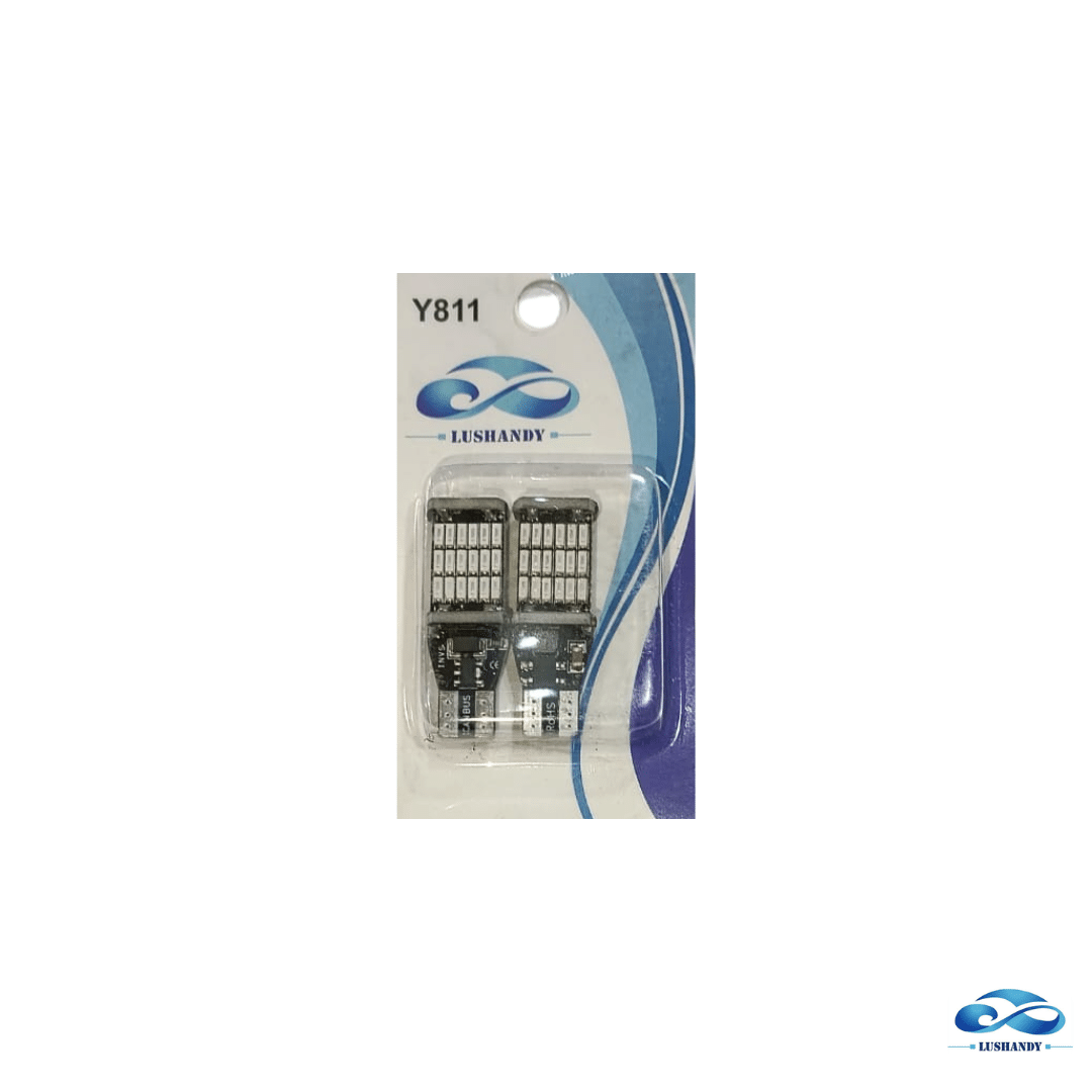 Ampolleta Led T15 Potente 12V Blanco Azul