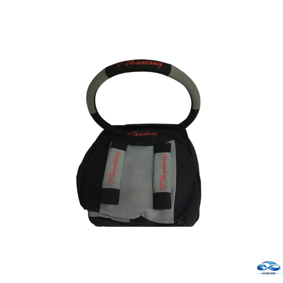 Cubre Asientos Auto Set + Cubre Volante + Almohadillas