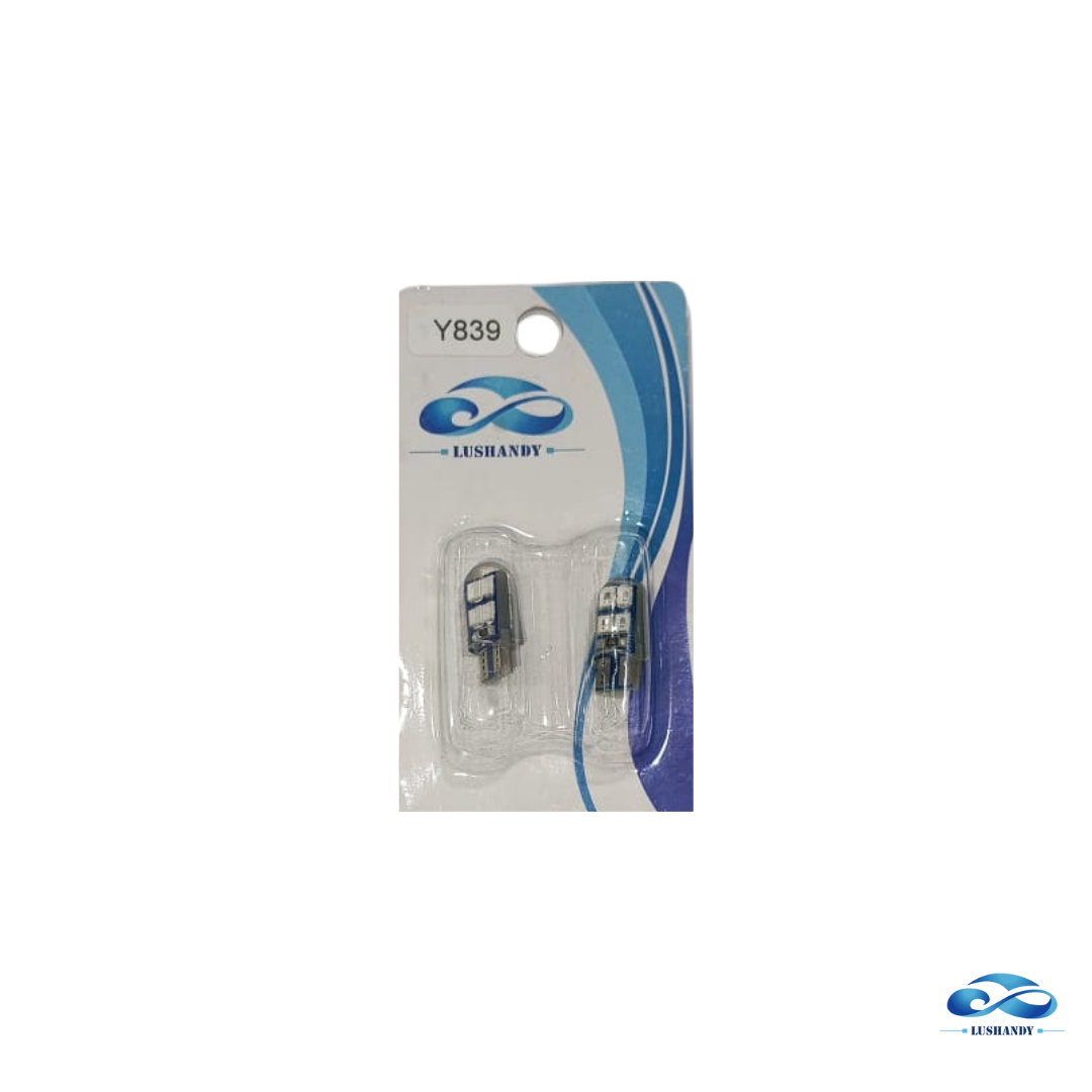 Ampolleta Led Cola De Pescado 12V Blanca  Azul
