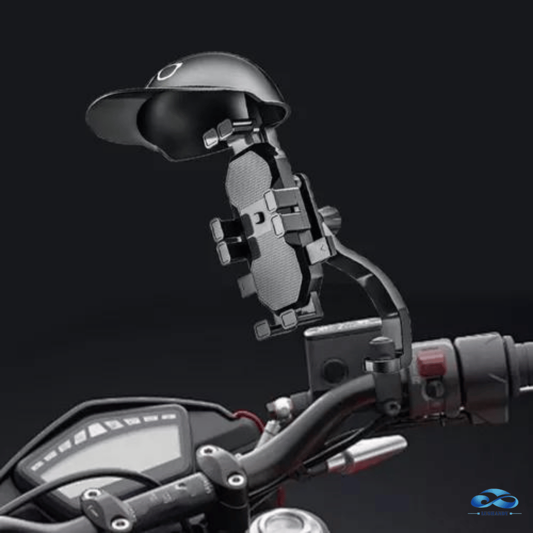 Soporte Para Celulares De Casco Pequeño Para Moto Montado Al Espejo