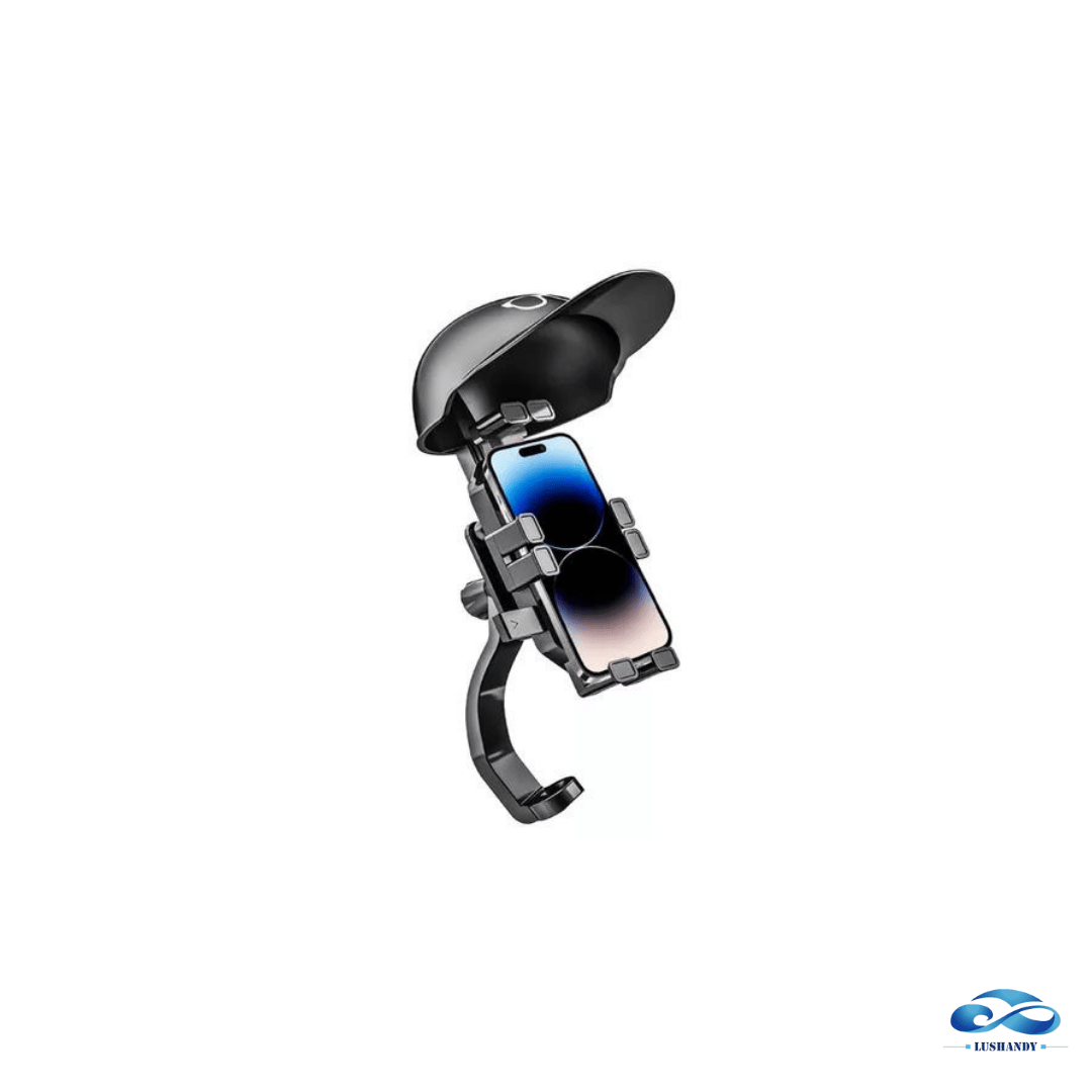 Soporte Para Celulares De Casco Pequeño Para Moto Montado Al Espejo