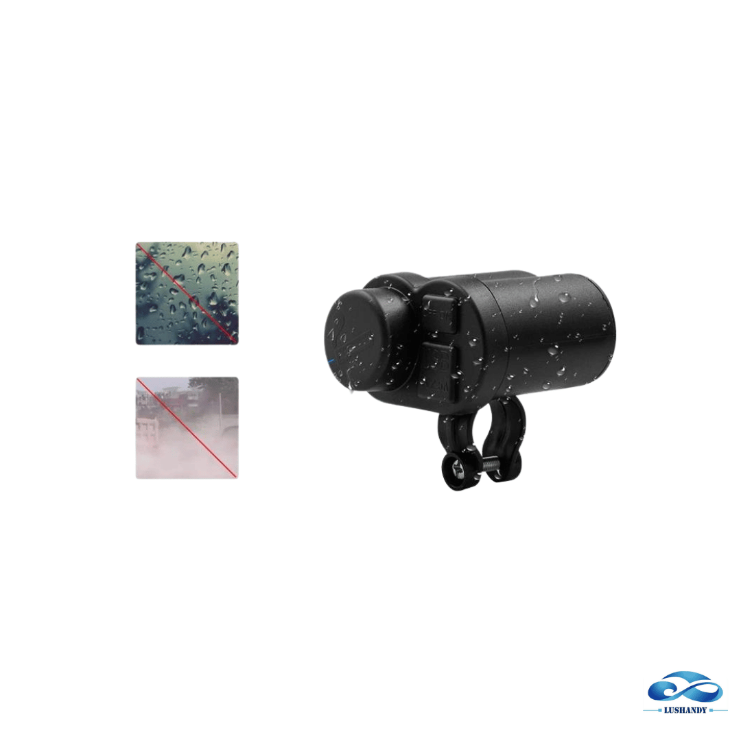 Cargador USB Doble De Teléfono Para Motocicleta  12V Enchufe De Encendedor De cigarros  Resistente Al Agua