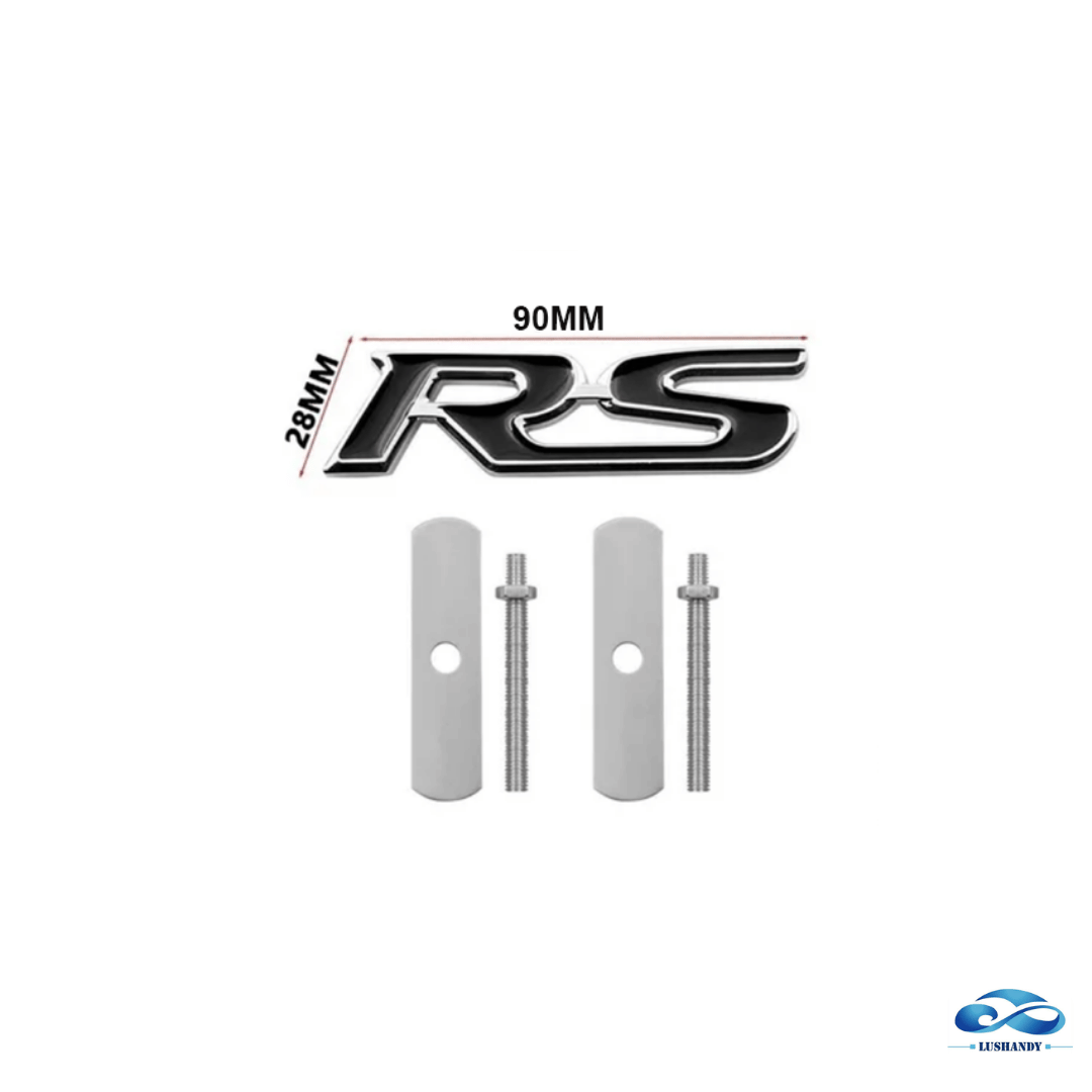 Etiquetas Metal Emblema Nombre RS De Parrilla Con Tornillo