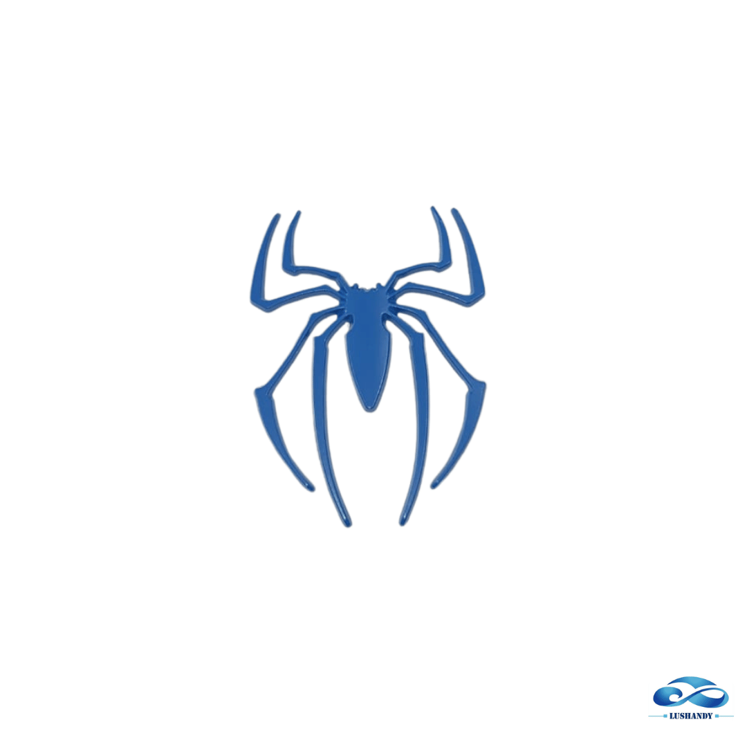 Etiquetas Metal Emblema Forma De  Araña