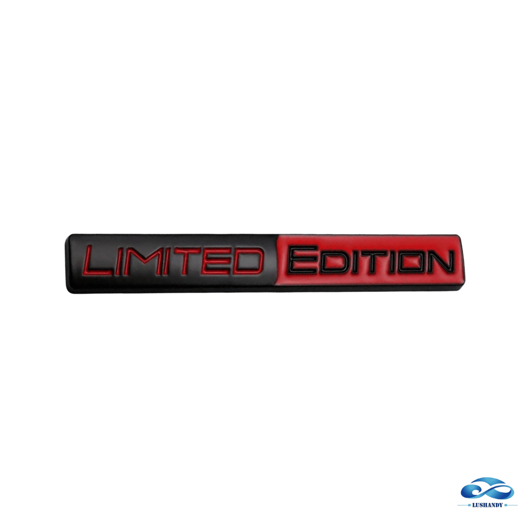 Etiquetas Metal Emblema Nombre Limited Edition