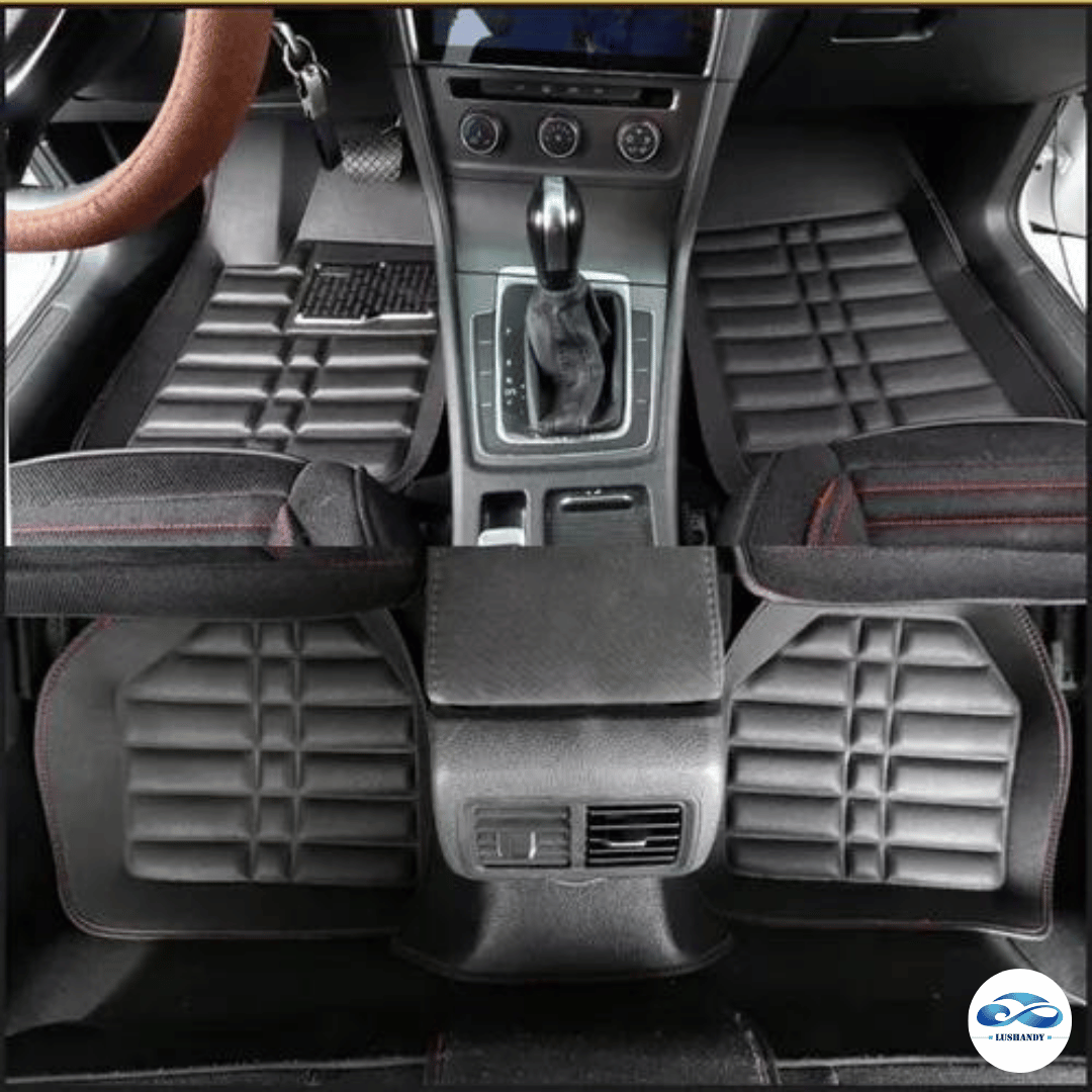 Cubre piso para Auto tipo bandeja universal Juego de 5 Piezas