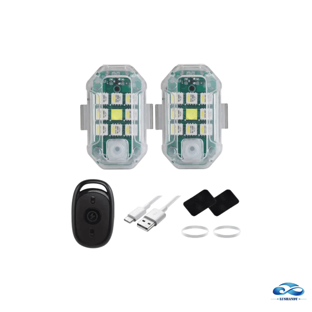 Luz Estrobo Con Control Remoto Inalámbrico
