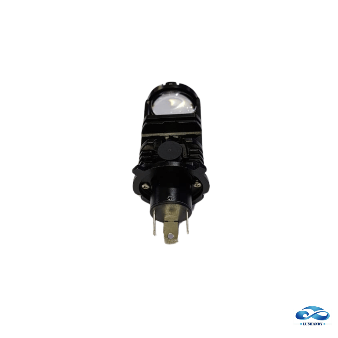 Ampolleta Led H4 Con Lupa Para Auto y Moto12V 40000LM 1000W 6000K