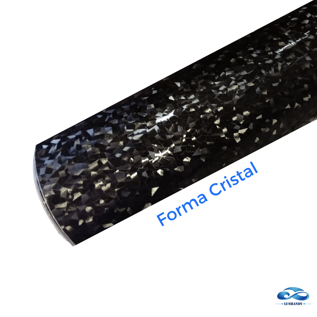 Rollo Vinilo Negro Con Diseño Para Auto 1.52x28Mts