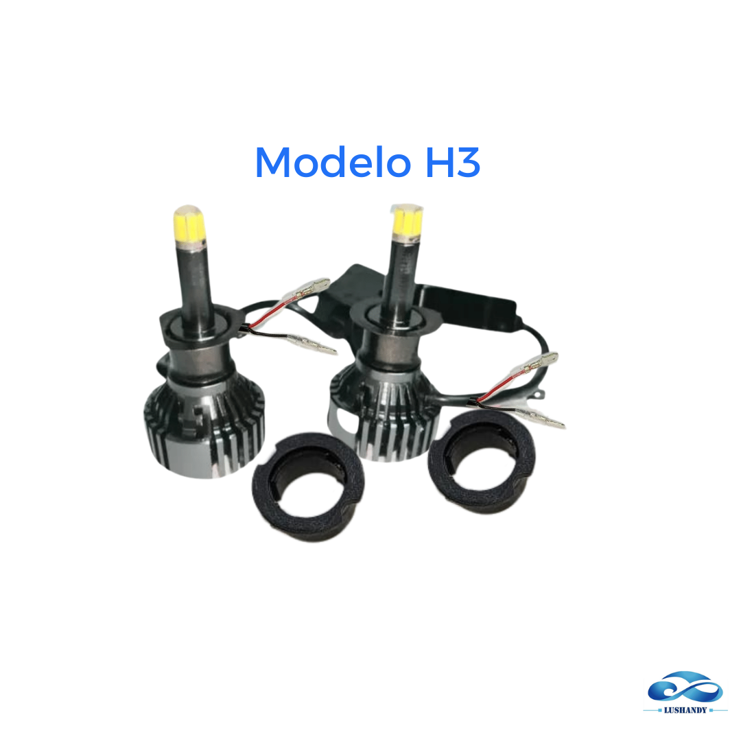 Ampolletas Led Para Focos Lupa 12 y 24 Voltios 20000LM 70W
