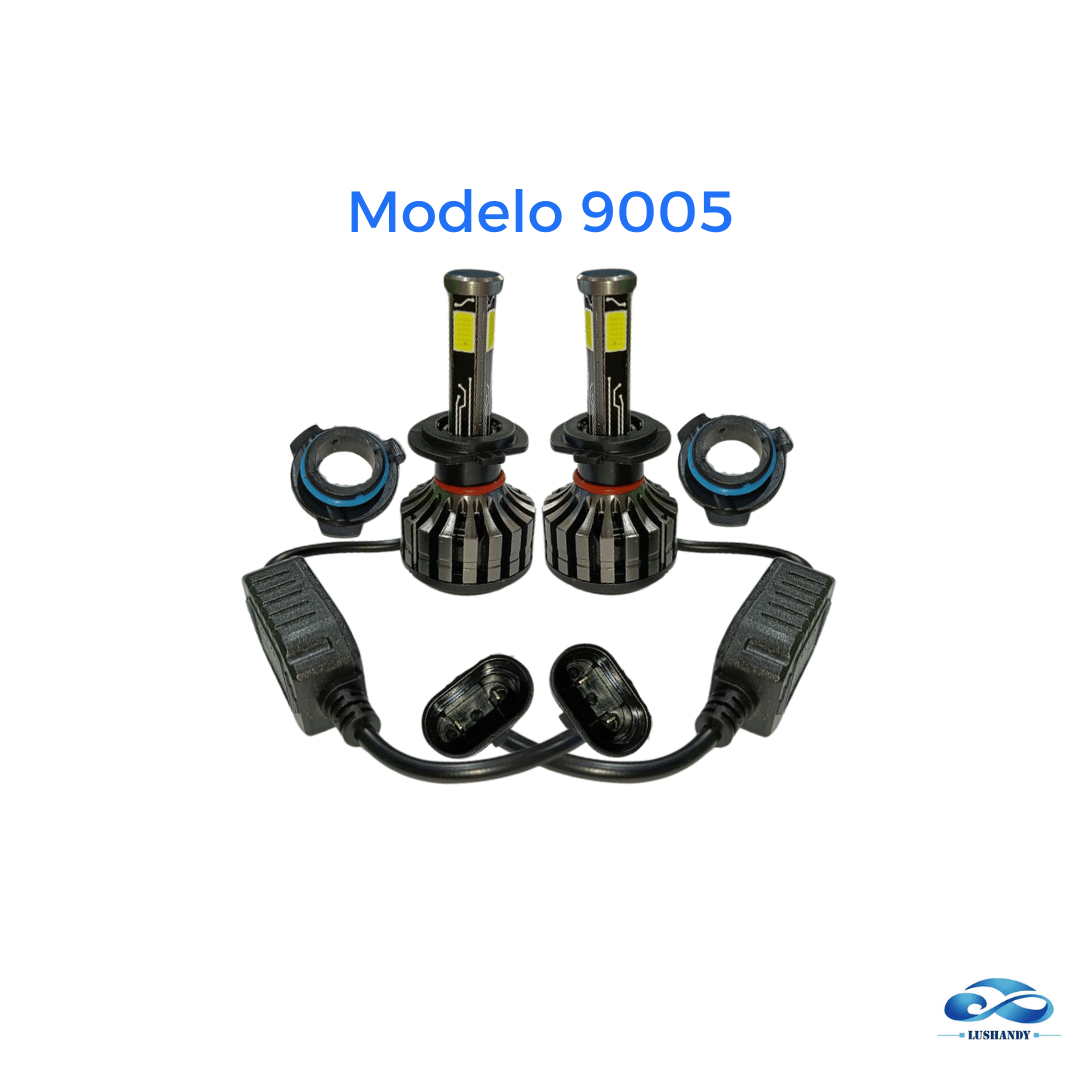Kit De Ampolleta Turboled X4  10000 Luminex 12 y 24 Voltios