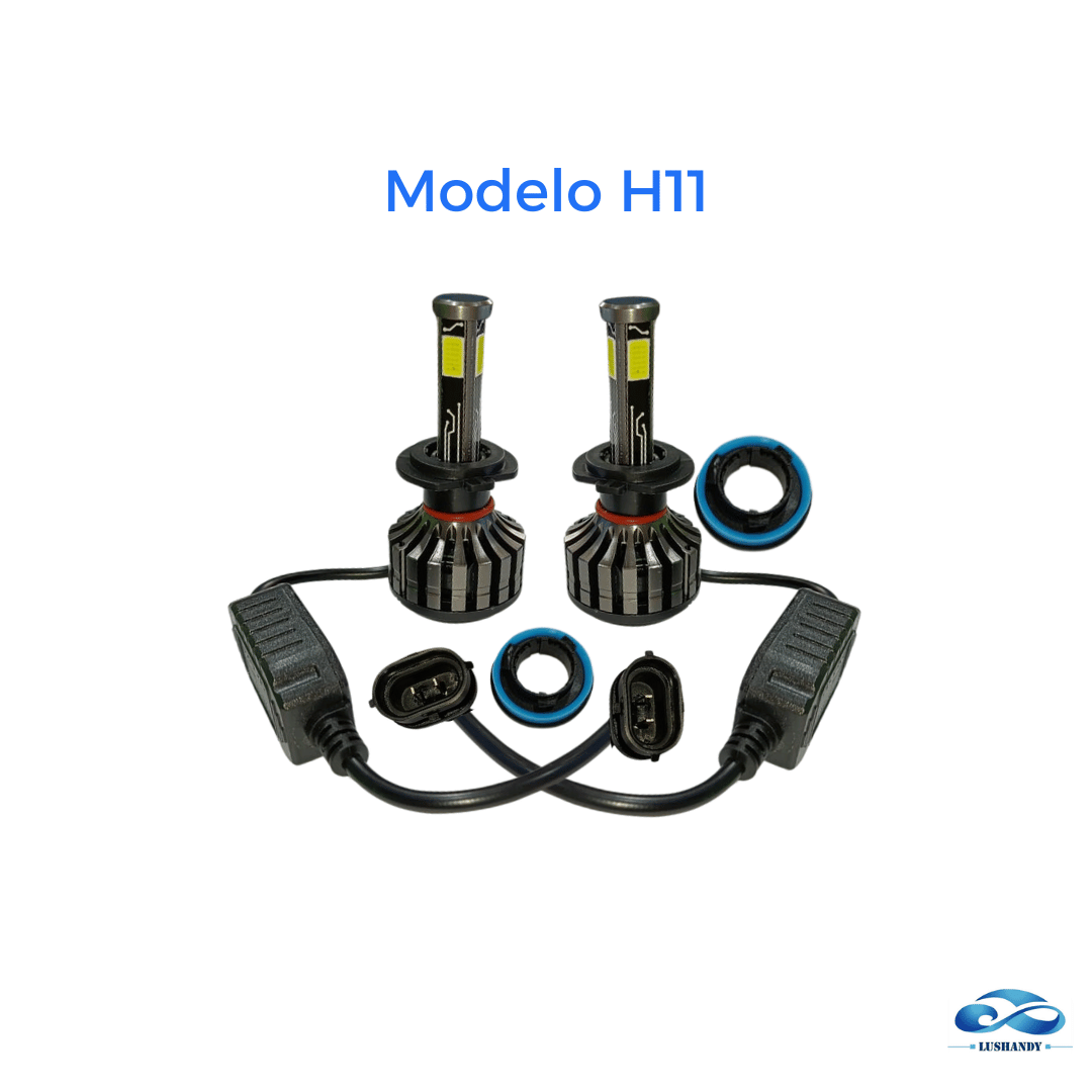 Kit De Ampolleta Turboled X4  10000 Luminex 12 y 24 Voltios
