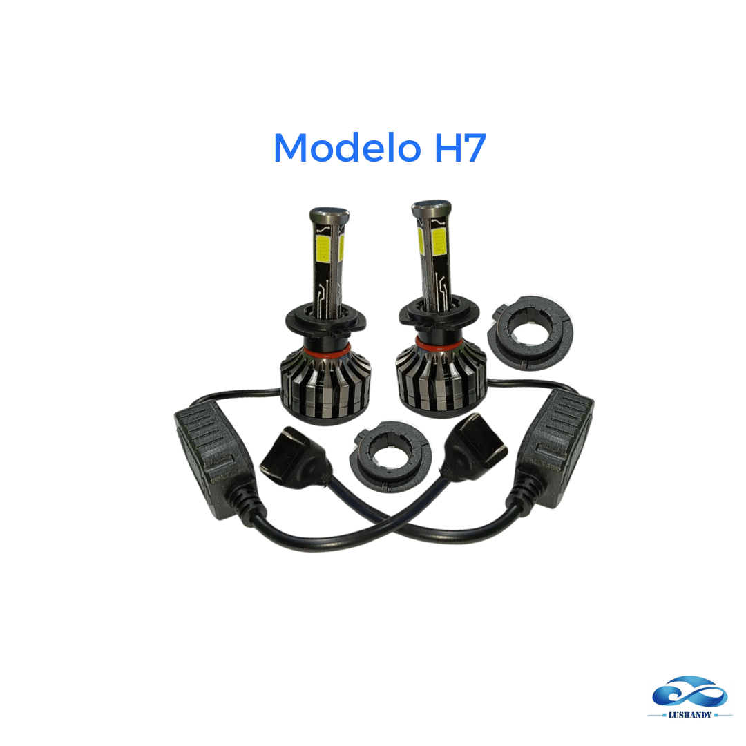 Kit De Ampolleta Turboled X4  10000 Luminex 12 y 24 Voltios