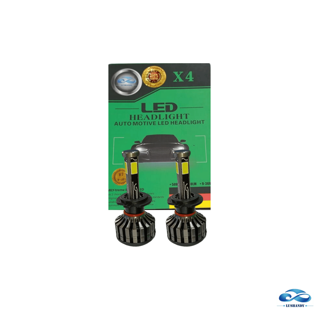 Kit De Ampolleta Turboled X4  10000 Luminex 12 y 24 Voltios