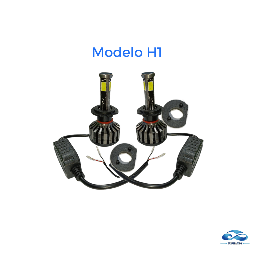 Kit De Ampolleta Turboled X4  10000 Luminex 12 y 24 Voltios