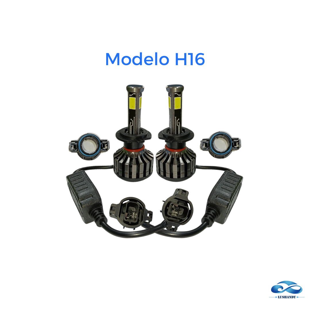 Kit De Ampolleta Turboled X4  10000 Luminex 12 y 24 Voltios