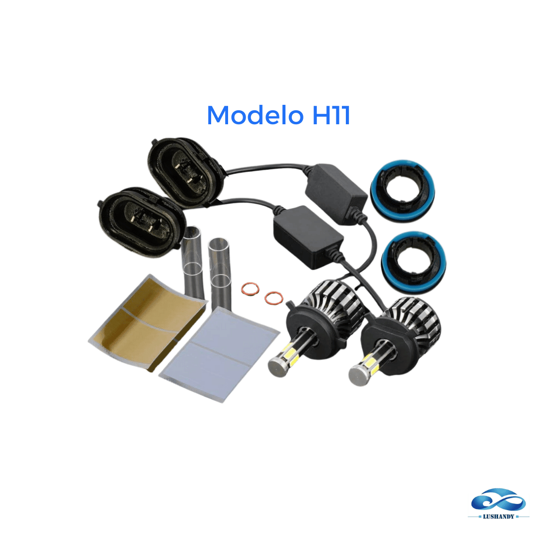 Luces Led para Auto X6S  6Caras 360 Grados 12y 234 Voltios 12.000LM