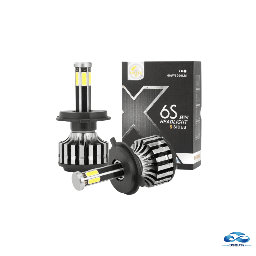 Luces Led para Auto X6S  6Caras 360 Grados 12y 234 Voltios 12.000LM