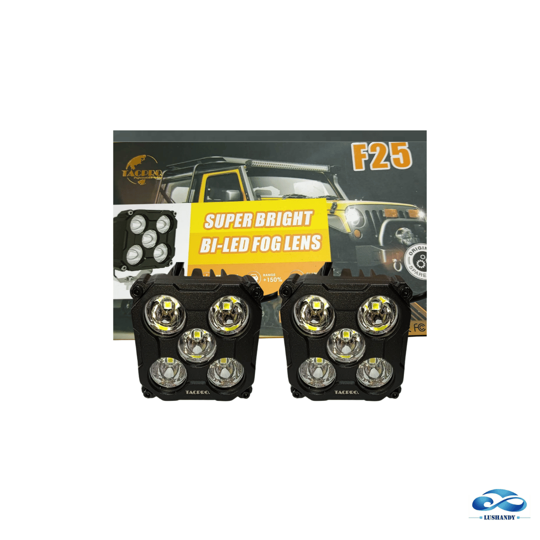Focos Neblineros 5 LED De 10-70V Y 75W