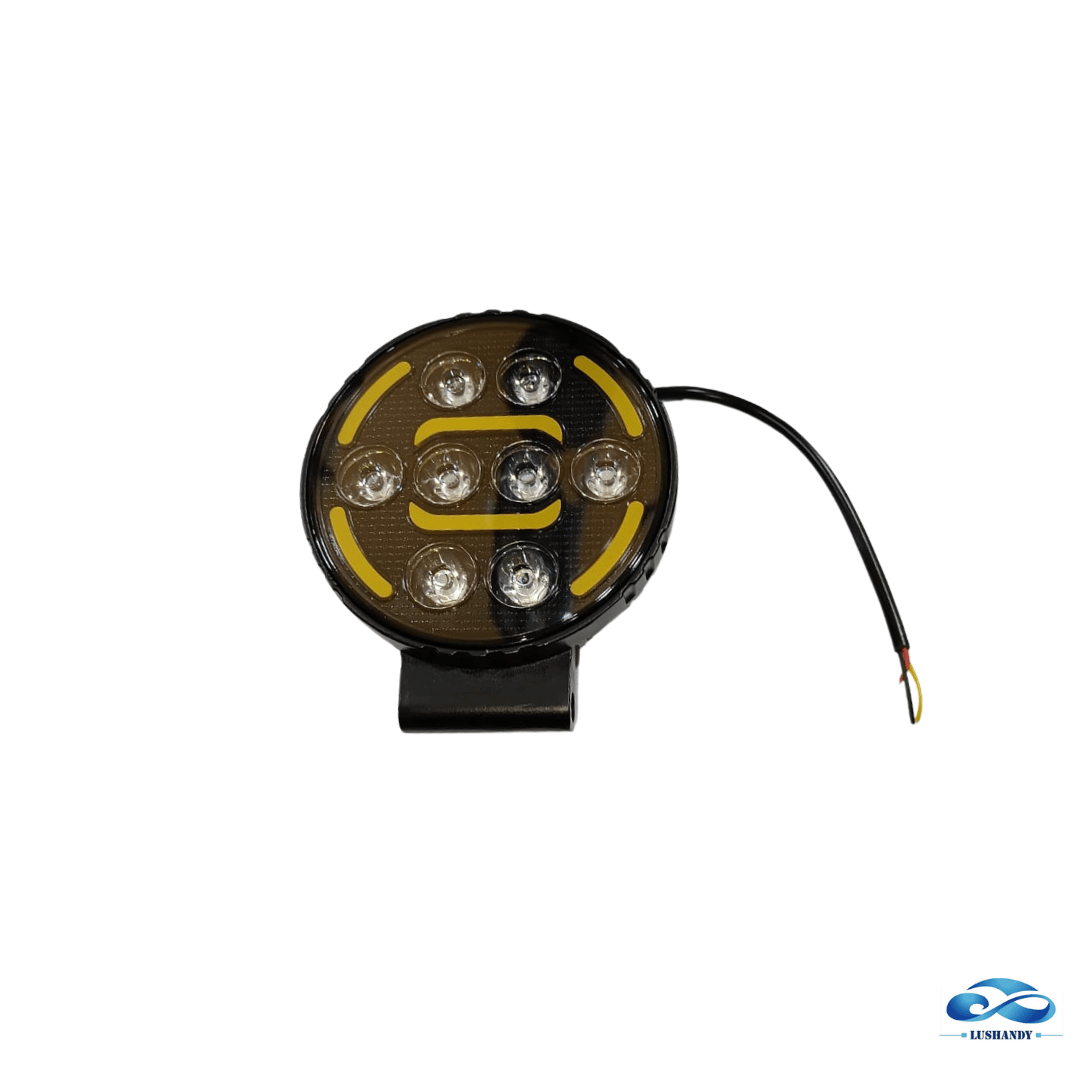 Foco Neblinero 8 Led Redondo De 12-60V Y 21W  Para Auto
