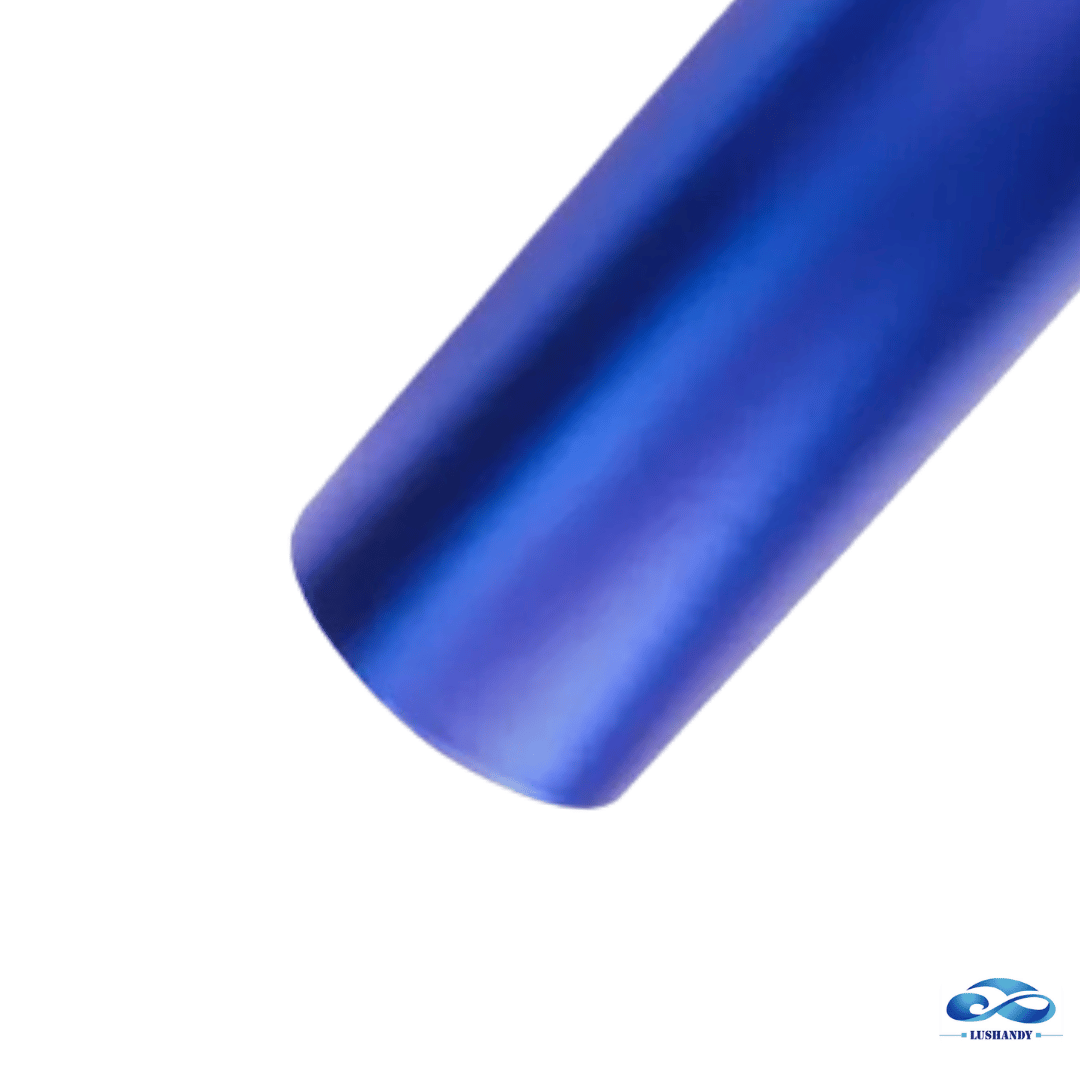 Rollo Vinilo Cromo Mate En Morado, Azul Y Fucsia Para Auto 1.52x18Mts