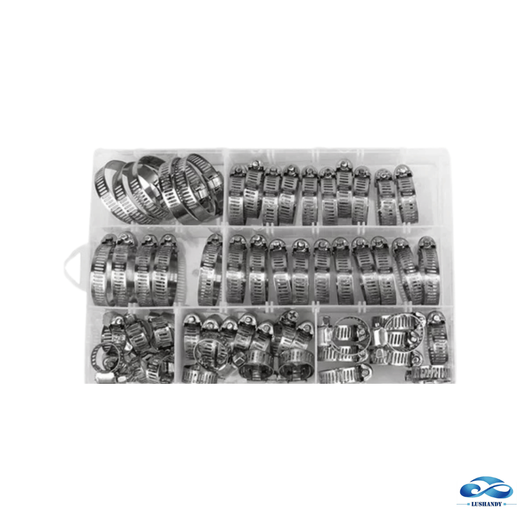 Kit De Abrazaderas Metálicos 60 Piezas