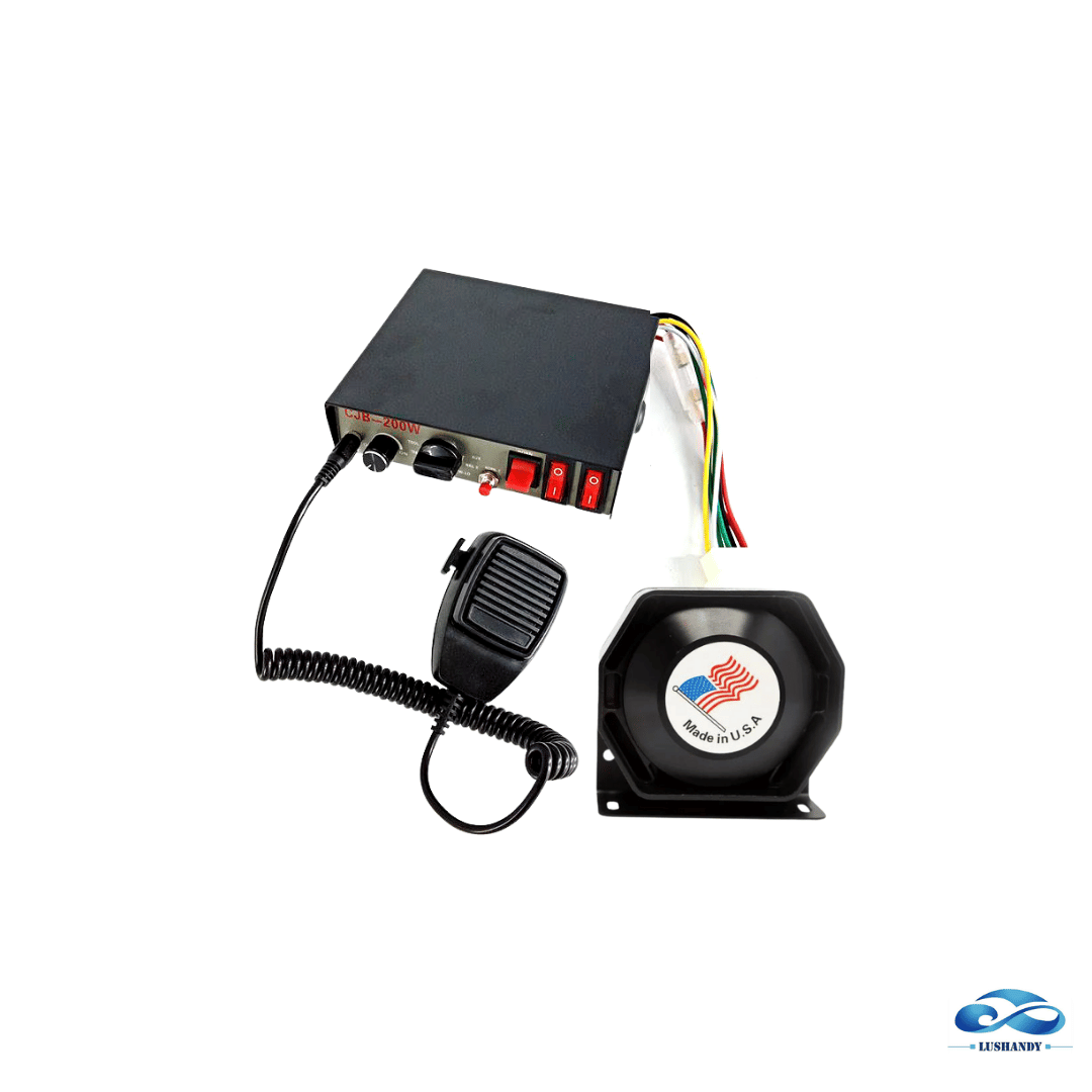 Bocina Alámbrica De Emergencia 200W 12V