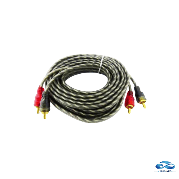 Cable RCA Para Amplificación De Auto 5Mts