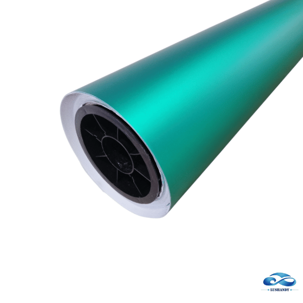 Rollo Vinilo Cromo Mate En Morado, Azul Y Fucsia Para Auto 1.52x18Mts