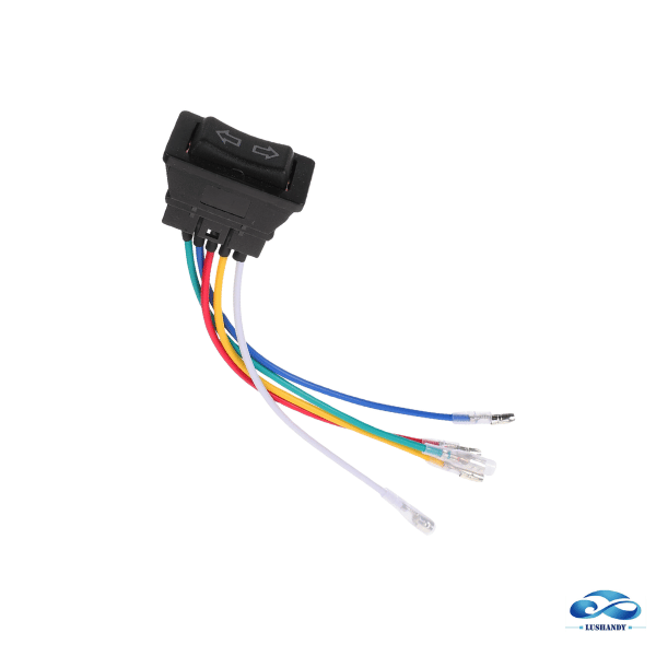 Botón Interruptor Alza Vidrio Universal De 5 Conectores 12V