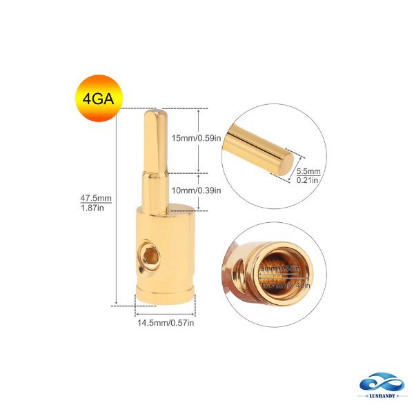 Reductor De Entrada De Amperios Calibre 4GA