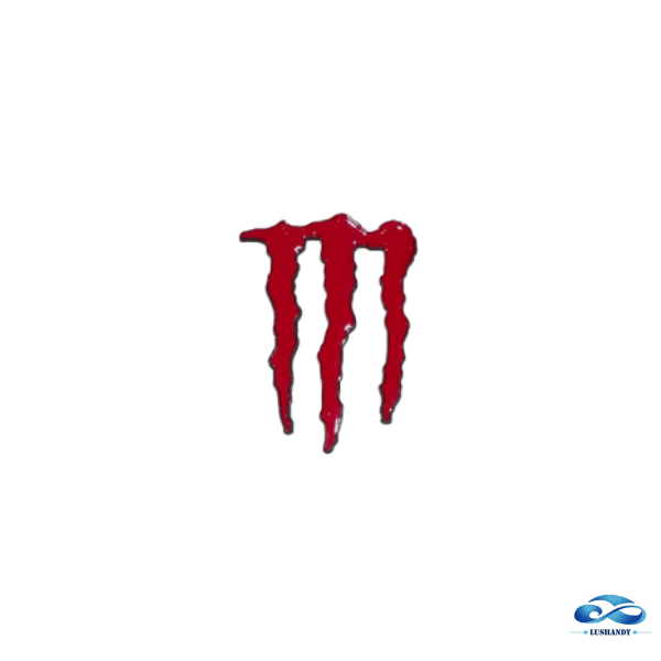 Etiquetas Metal Emblema Monster Energy