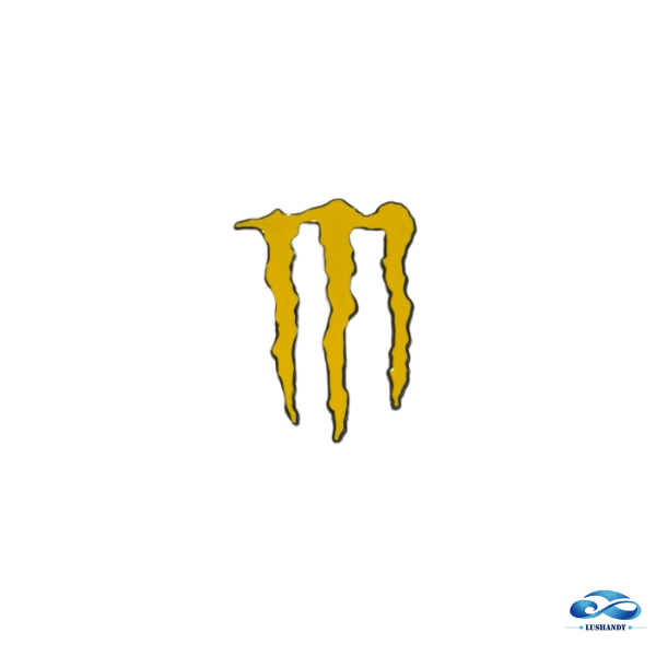Etiquetas Metal Emblema Monster Energy