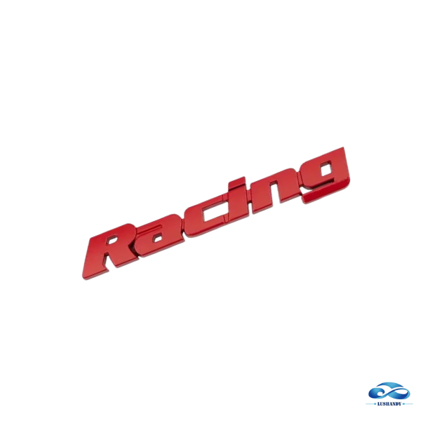 Etiquetas Metal Emblema  Racing para Autos y Camionetas