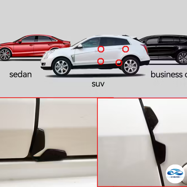 Protector de Borde de Puerta para Auto con Pegatina Adhesiva