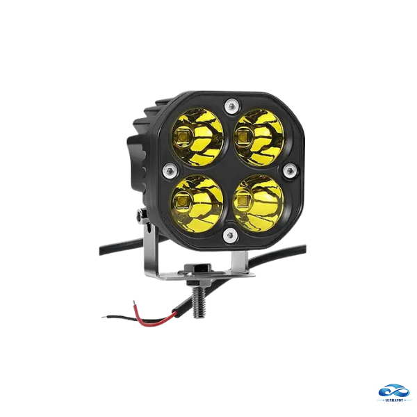 Focos Neblinero 4 Led Tipo Colores Amarillo y Blanco  40W 12V-24V