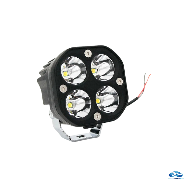 Focos Neblinero 4 Led Tipo Colores Amarillo y Blanco  40W 12V-24V