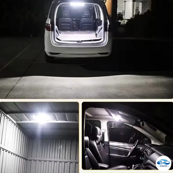 Luz De Techo Interior 72 Led 12V - 24V Para auto