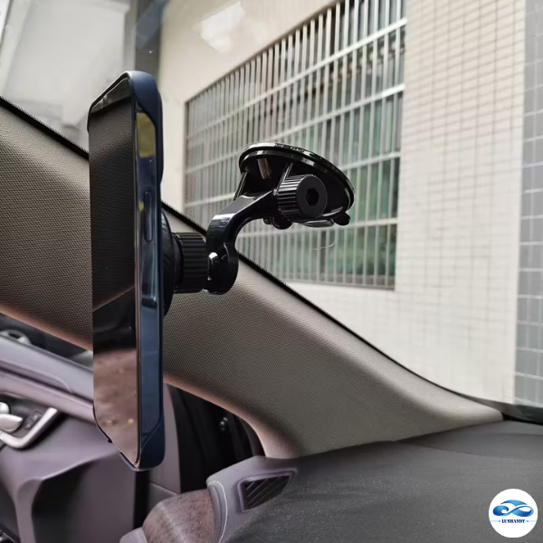 Soporte De Celular Magnético  Con Ventosa Redondo